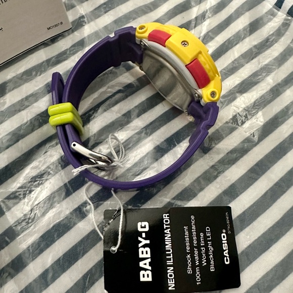 Casio Baby-G Yellow and Purple Women Watch - Picture 10 of 15